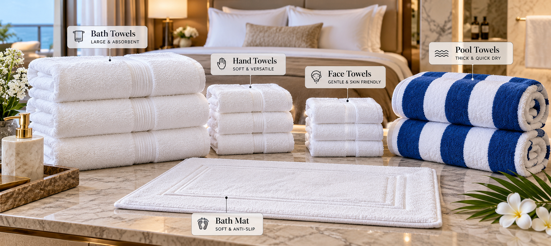 Ekta Mart Bath Linen
