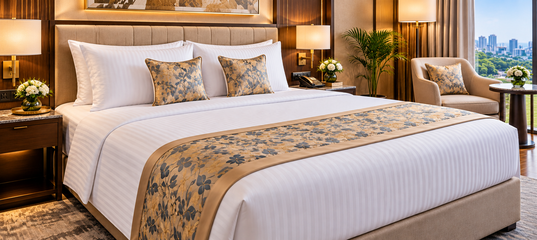 Ekta Mart Hotel Bed Linen